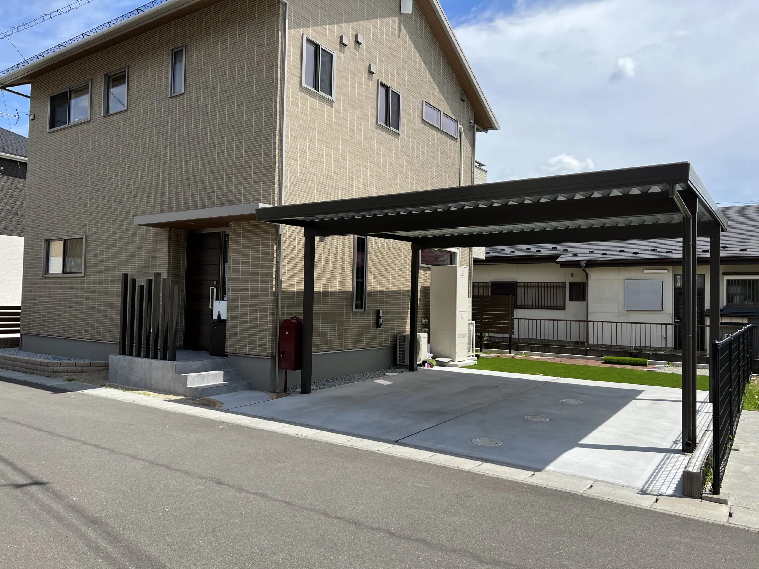 カーポート　玄関回り　角柱　ボビカーゴ　角柱